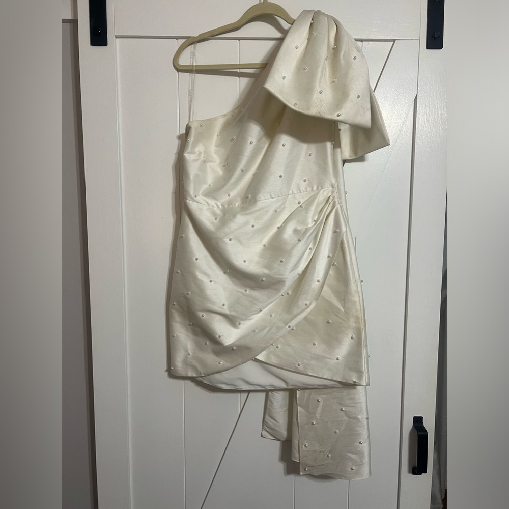 White formal dress